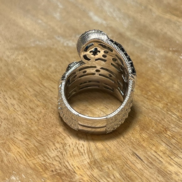 Judith Ripka Sterling Black Spinel & Multi-Gemstone Ring - Picture 9 of 16